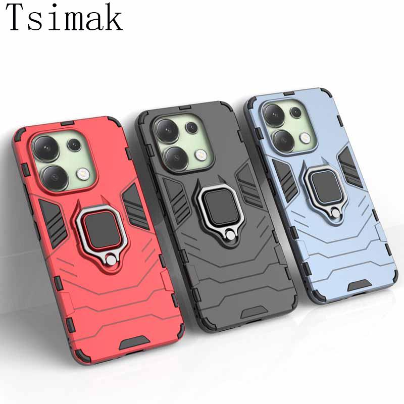 

Противоударный чехол для Redmi Note 13 4G Ring Armor Holder Back Coque для Xiaomi Redmi Note 13 Pro Plus Note13 13C 5G Phone Cover Redmi 13C