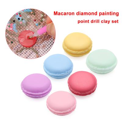 1 Box Diamond Painting Glue Clay DIY Embroidery Cross Stitch Drilling Mud Macaron Storage Box Container Diamond Painting Tools