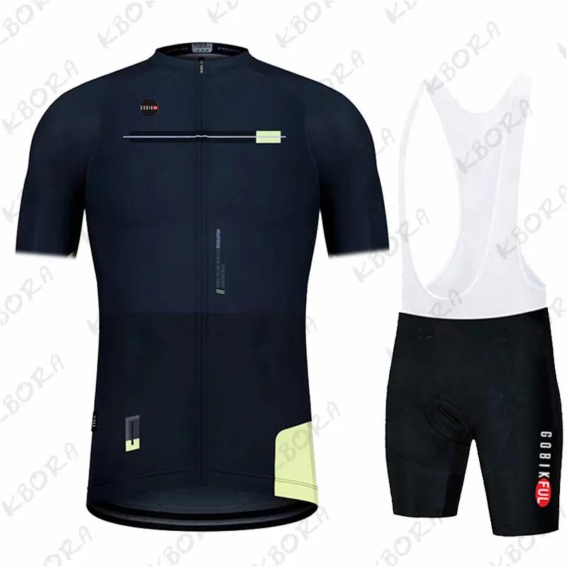 Gobik Men's  Short Sleeve Cycling Clothing Mtb Bike Uniforme Maillot Bicycle Ropa Ciclismo Hombre 2026 Summer Breathable Cycling Suit Set