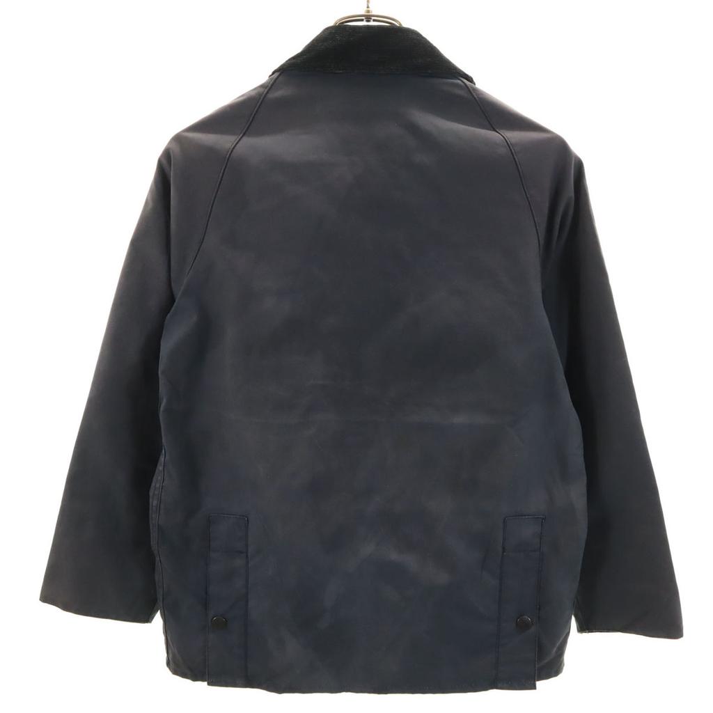Barbour 3 Warrants Made in England wax Jacket L 10-11 Charcoal gray Kid's Used