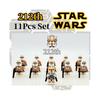 11pcs Star Wars Clone Troopers Minifigures Building Blocks Diy Toys Gifts Kids