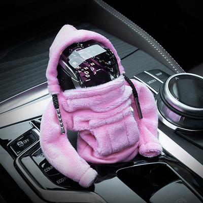 Araba Vites Topuzu Kapağı Kapüşonlu Araba Vites Topuzu Kapağı Sevimli ve Sıcak Vites Kolu için Uygun