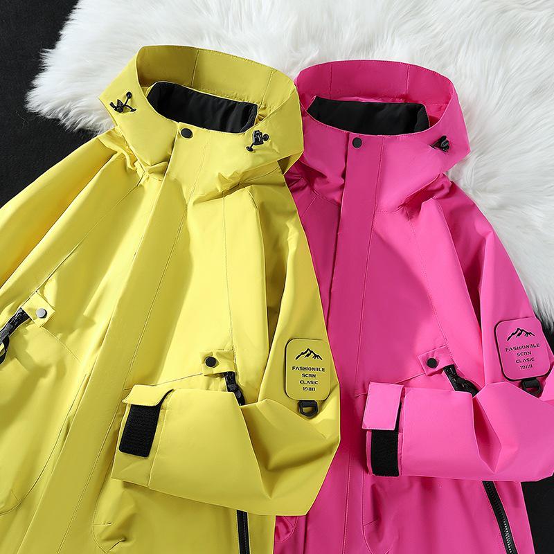 Big Brand Women's Blue 3-in-1 Jacket - Spring/Autumn 2026, Windproof & Waterproof Mountaineering Outerwear