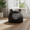 Woven Cat Bed Washable Rattan Nest Four Season Use Pet House for Cats, Indoor, Balcony, Patio S