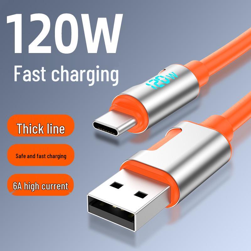 Ruiluo Type-C Fast Charging Cable for Huawei, Oppo, Honor, Vivo, Xiaomi (6A)