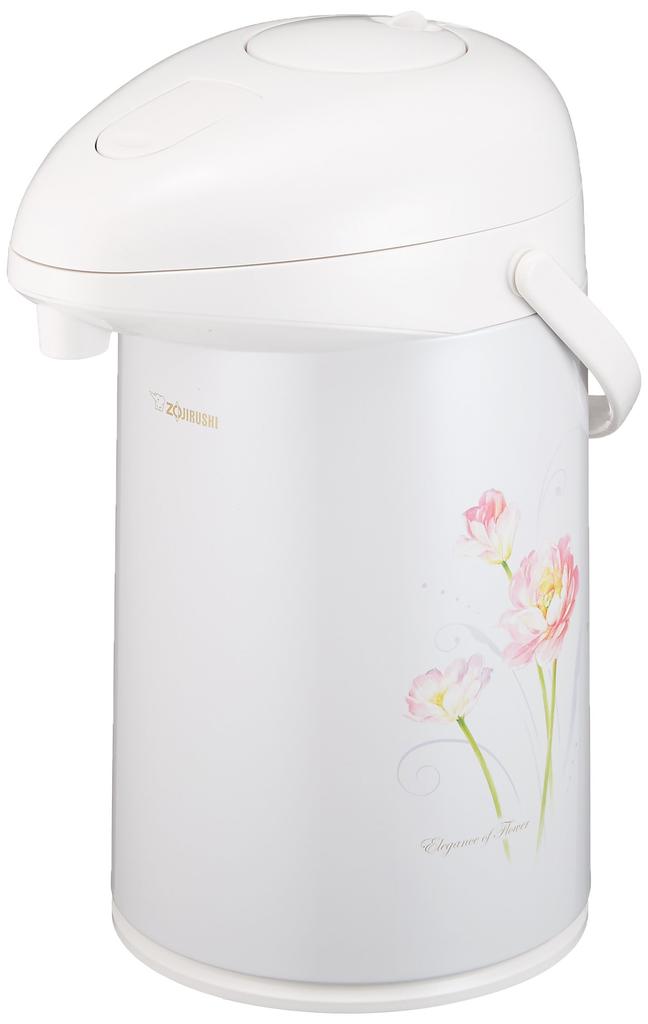 Zojirushi Termoska (ZOJIRUSHI) 3,0L Stolní termoska z izolovaného skla, Bílá, AB-RB30-FC