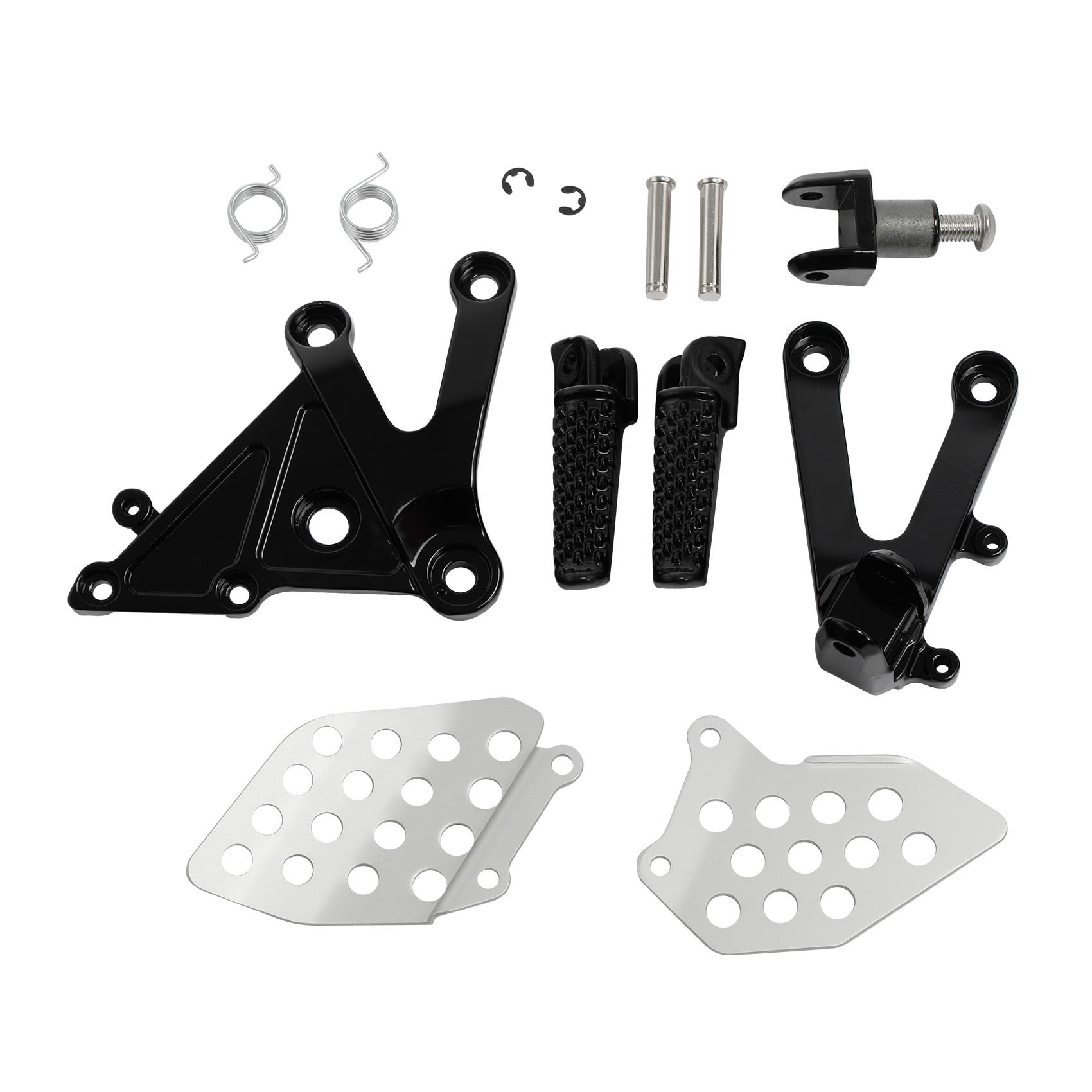 Motorcycle Front Footrest Foot Pegs For Honda CBR 600RR 600 RR 2003-2006 2004 2005 чёрный