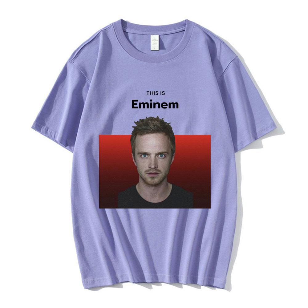 Breaking Bad Tshirt Funny This Is Eminem Jesse PinkUnisex Meme Graphic Tshirts Unisex Womens Fashion Vintage Casual Cotton T Shirts