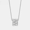 Moissanite Necklace for Women Pure Silver Spherical Laboratory Diamond Pendant Luxury Party Jewelry Gift