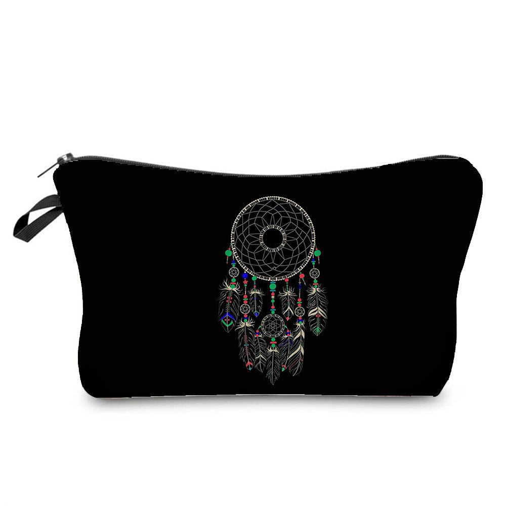 Women Dreamcatcher Print Cosmetic Bag Toiletries Organize Travel Storage Case