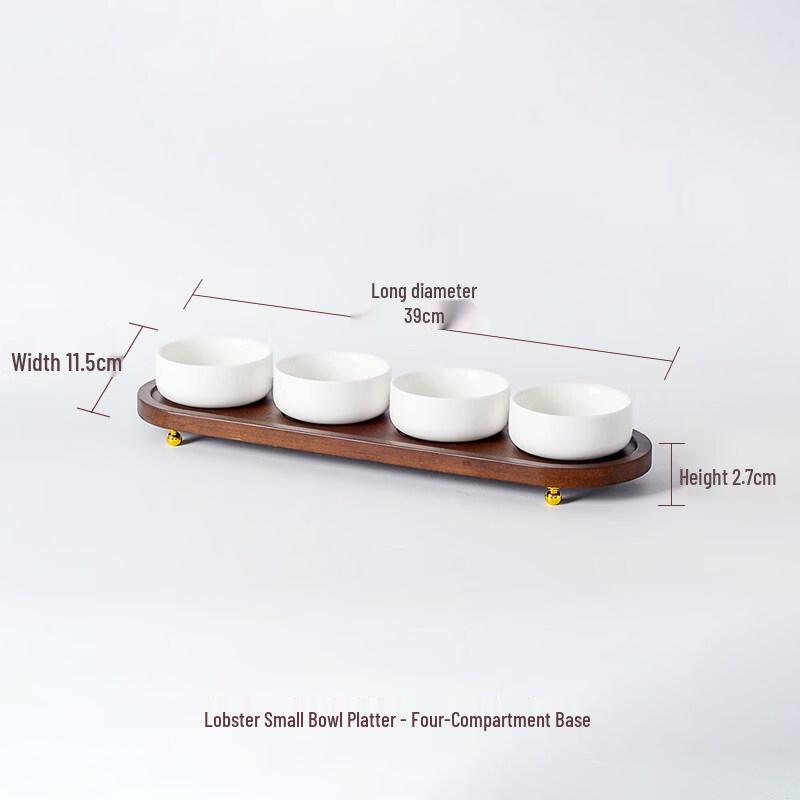 Fulu Shouxi New Chinese Ceramic Serving Plate