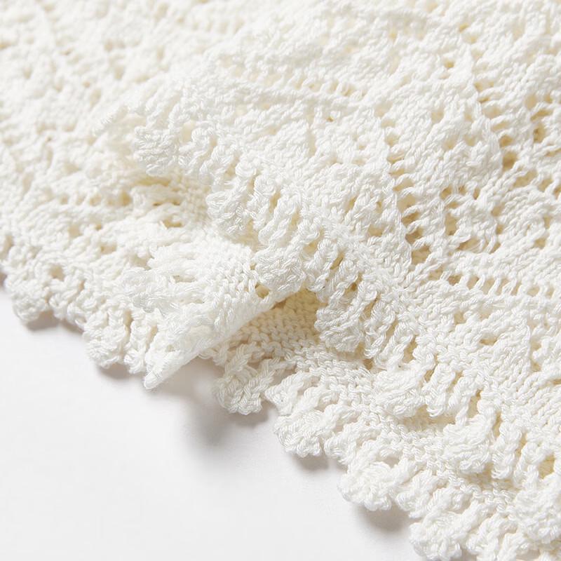 Women's Bohemian Off-Shoulder Crochet Knit Top