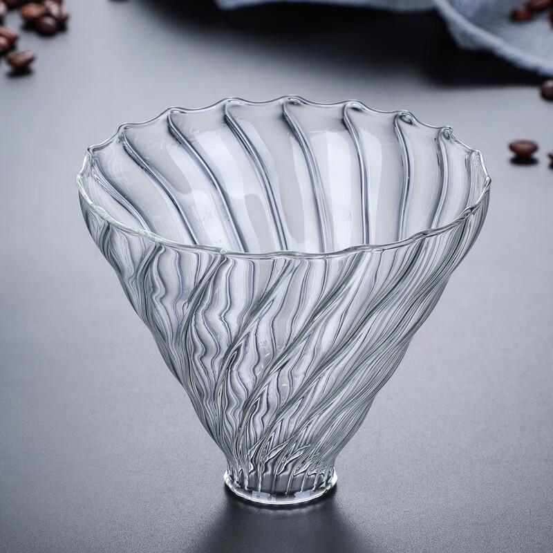 LISM Glass Pour-Over Coffee Filter Cups - Large (3-Pack)