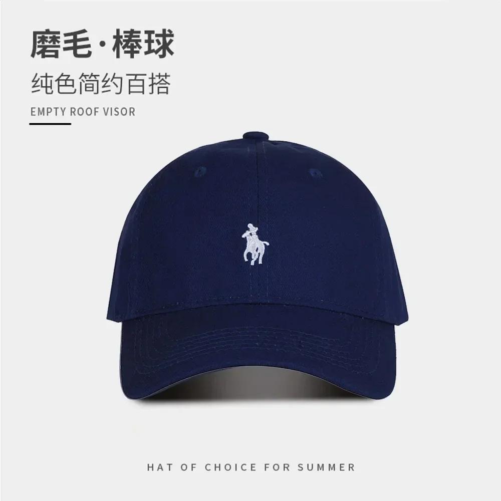 Trendy Couple Baseball Caps Paul Polo Embroidery Logo Adjustable Snapback Hat for Women Men Outdoor Sports