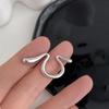 Korean-Style Geometric Tassel Ear Clip Earrings - No Piercing Required, Cool & Chic Women's Accessories