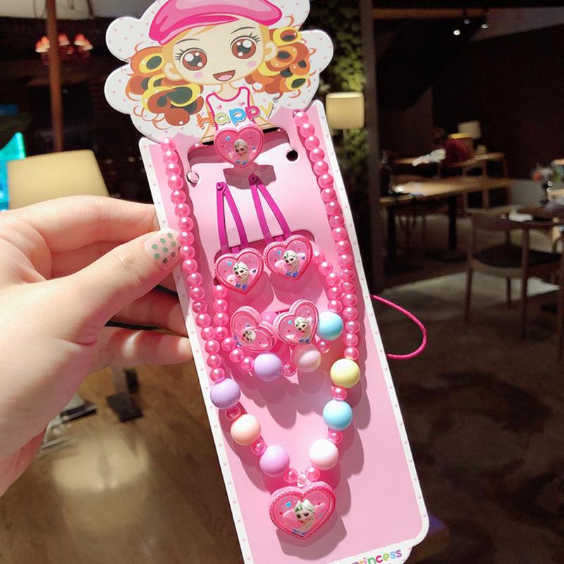 Children's Jewelry, Baby Cartoon Cute Fruit Pendant Bracelet Set, Birthday Gift Box