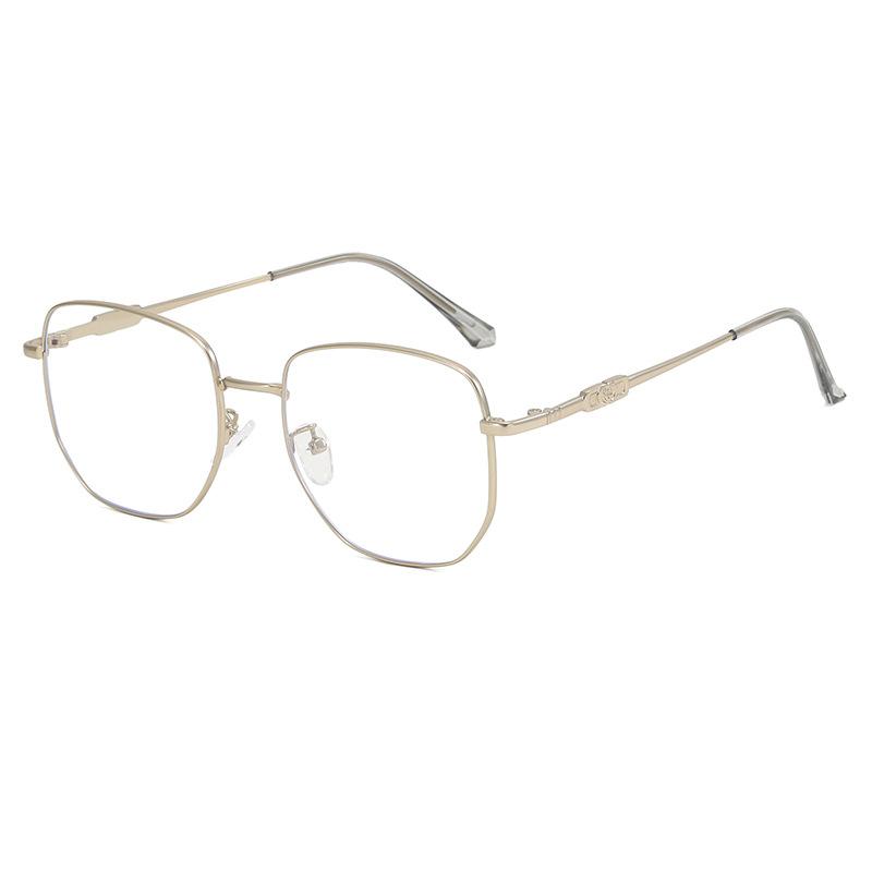 New Sven metal myopia glasses frame men can be equipped with optical myopia frame men's large frame anti-blue light flat mirror HC