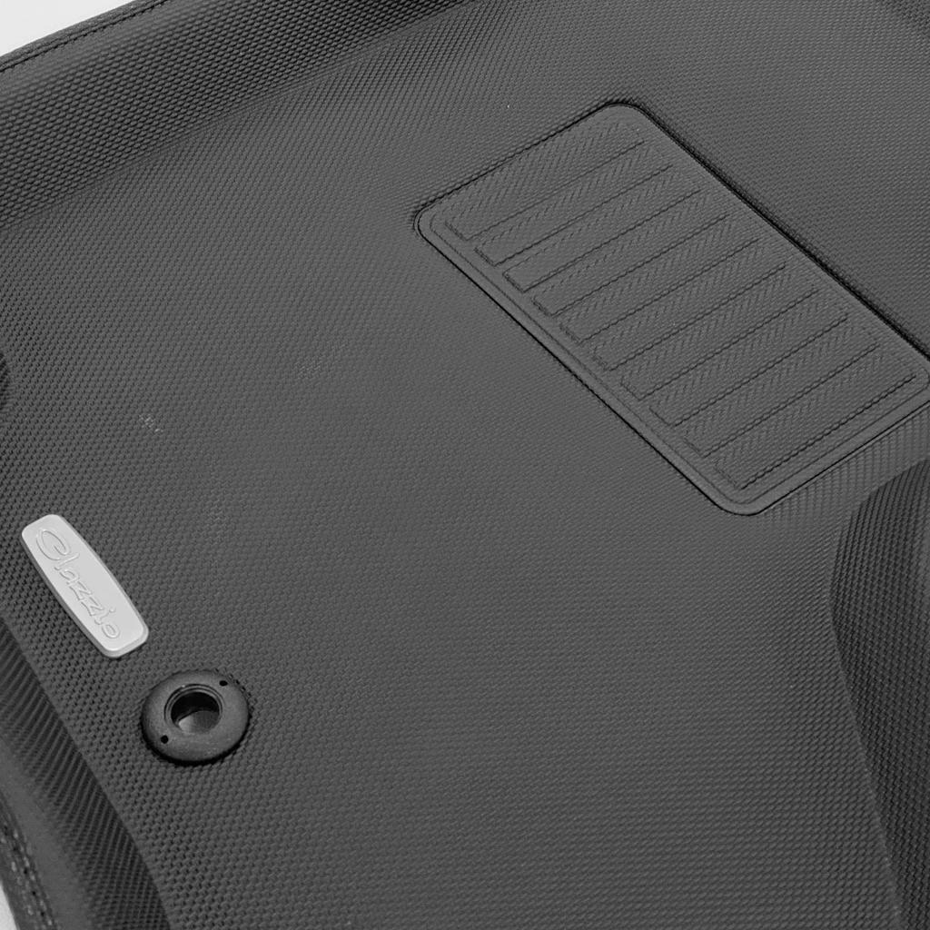 Clazzio Floor Mat 3D Type Set for 1 Hijet Cargo S321V Samburvan S321B Pixis Van S321M NEW Rubber Type Black R2/9~R3/12 ED-6600 [5EEDB6600K]