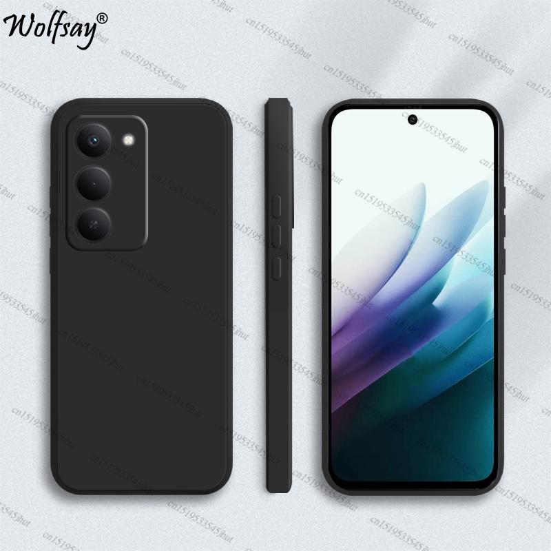 

Чехол для Xiaomi Redmi 15 Чехол Противоударный Мягкий ТПУ Оригинальный Жидкий Силиконовый Задний Чехол для Redmi 15 Чехол для Redmi 15 Мягкий Фунда For Redmi 15 169.5mm чёрный