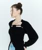 LARTIGENT L6 Bolero & Bustier Knit Set(Black)