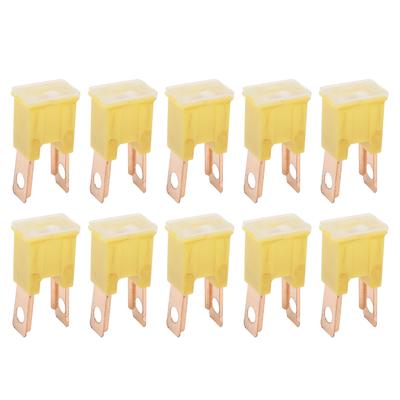 10PCS Straight Male Terminal Fuse 60A 32V FLM Automotive Male Terminal Fuse Replacement