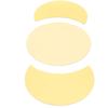 Acrylic Mirror Wall Sticker Sun Half Moon Shape Decorative Background Decal for Home Use