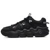 Panini Fashionable Casual Versatile Low-Top Retro Basketball Shoes Men Sneaker Black F12M141223FBK
