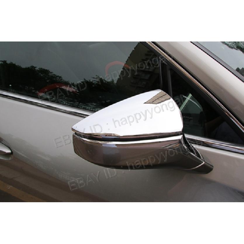 2X Rearview Mirror Side Cover Trim Chrome For -2024 Lexus UX 200 260h 250h