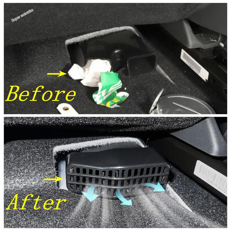 2PCS Seat Under Floor AC Air Conditioning Outlet Vent Heat Dust Plug Cover Plastic Accessories For Honda Fit Jazz GR - 2026