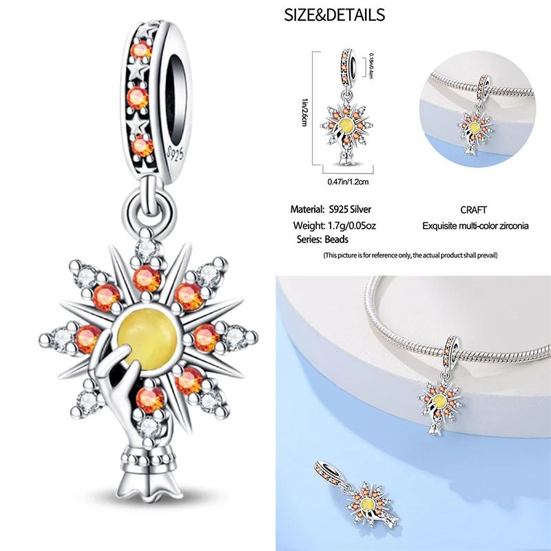 100% Copper Exquisite Tarot Cards Bracelet Pendants Blood Red Fire Snake Rose Charms Beads Diy Jewelry For Women