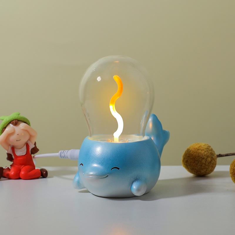 Creative Children's USB Light Bulb Night Light - Fun Bedroom Desk Ornament & Birthday Gift