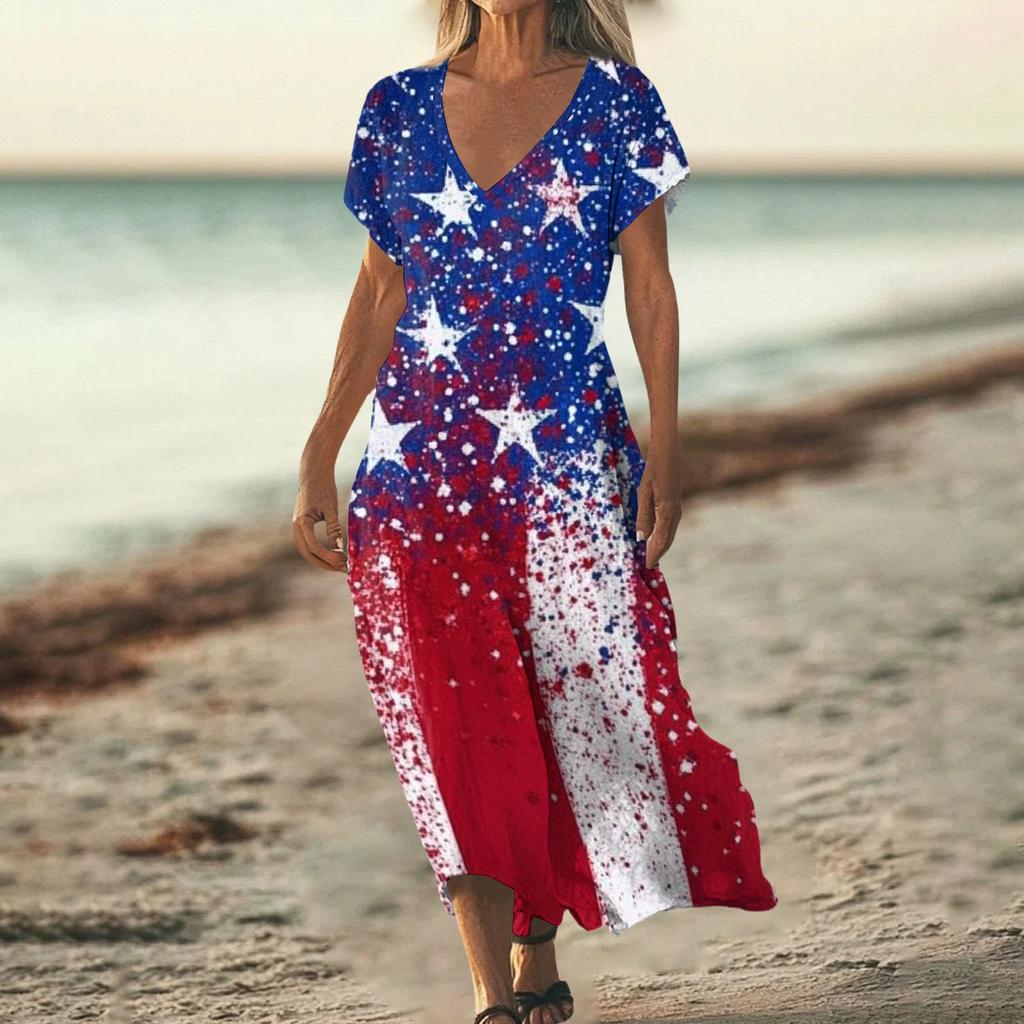Flag Dress for Women 4Th Of July Dresses for Women Patriotic Dress for Women Dress for Women Flag Dress