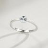 Tancise Classic 925 Sterling Silver  Zircon Ring Ladies Jewelry Wedding Promise Party Gift