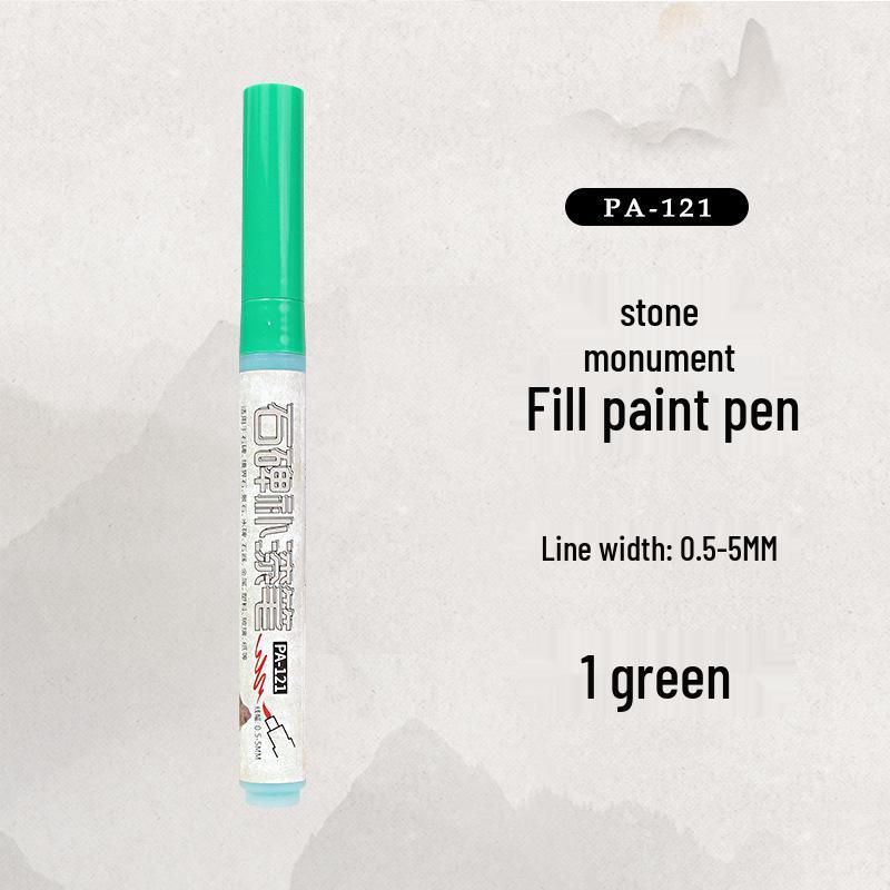 Large Capacity Waterproof Fade-Resistant Gravestone Touch-up Marker Pen for Tracing & Inscriptions