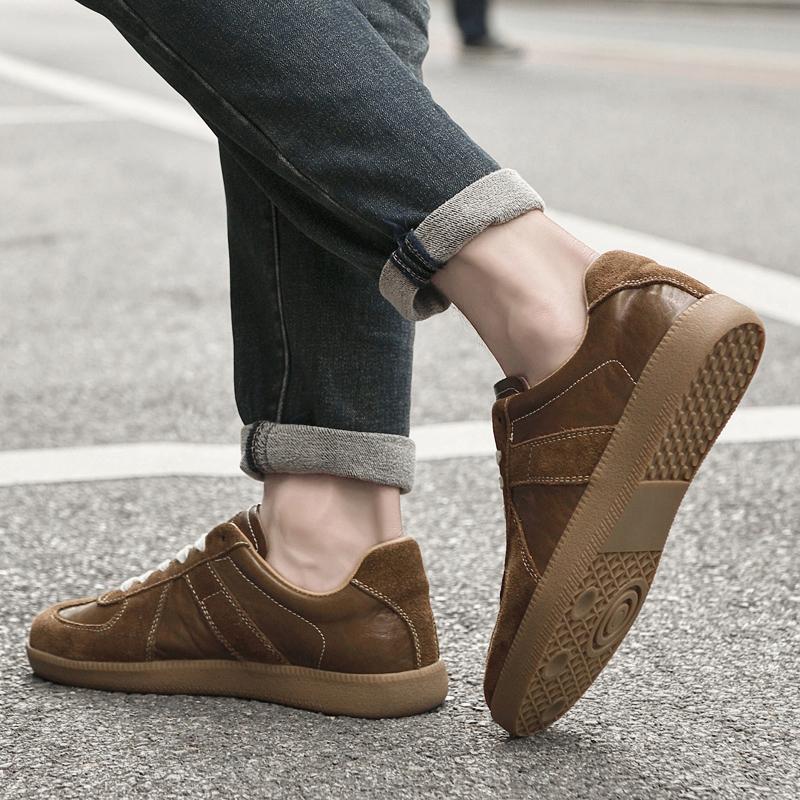 Men Oxfords Shoes High Quality Genuine Leather Shoes Man Business Casual Shoe Lace-Up Men Sports Fashion Shoes Men Sneakers