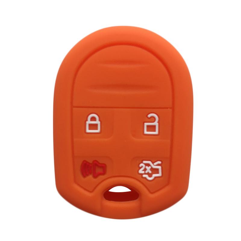 

For Ford Focus Mustang 2012 Key Shell Fob for Ford Edge Explorer Ranger Windstar Expedition Case Replace Car Key Case Cover оранжевый