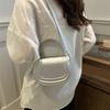 Trendy Medium Size Pu Saddle Bag With Soft Structure Perfect For Daily Casual Use