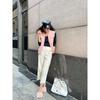 Blacknini Yin Huafu/[Limited Edition In Stock] Conseini Du Home Cashmere Circle Yarn Vest