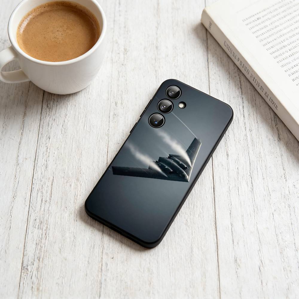 

Fighter aircraft Phone Case For Samsung Galaxy A73,A72,A71,A70,A53,A52,A51,Soft Silicone Black Cover Samsung a72
