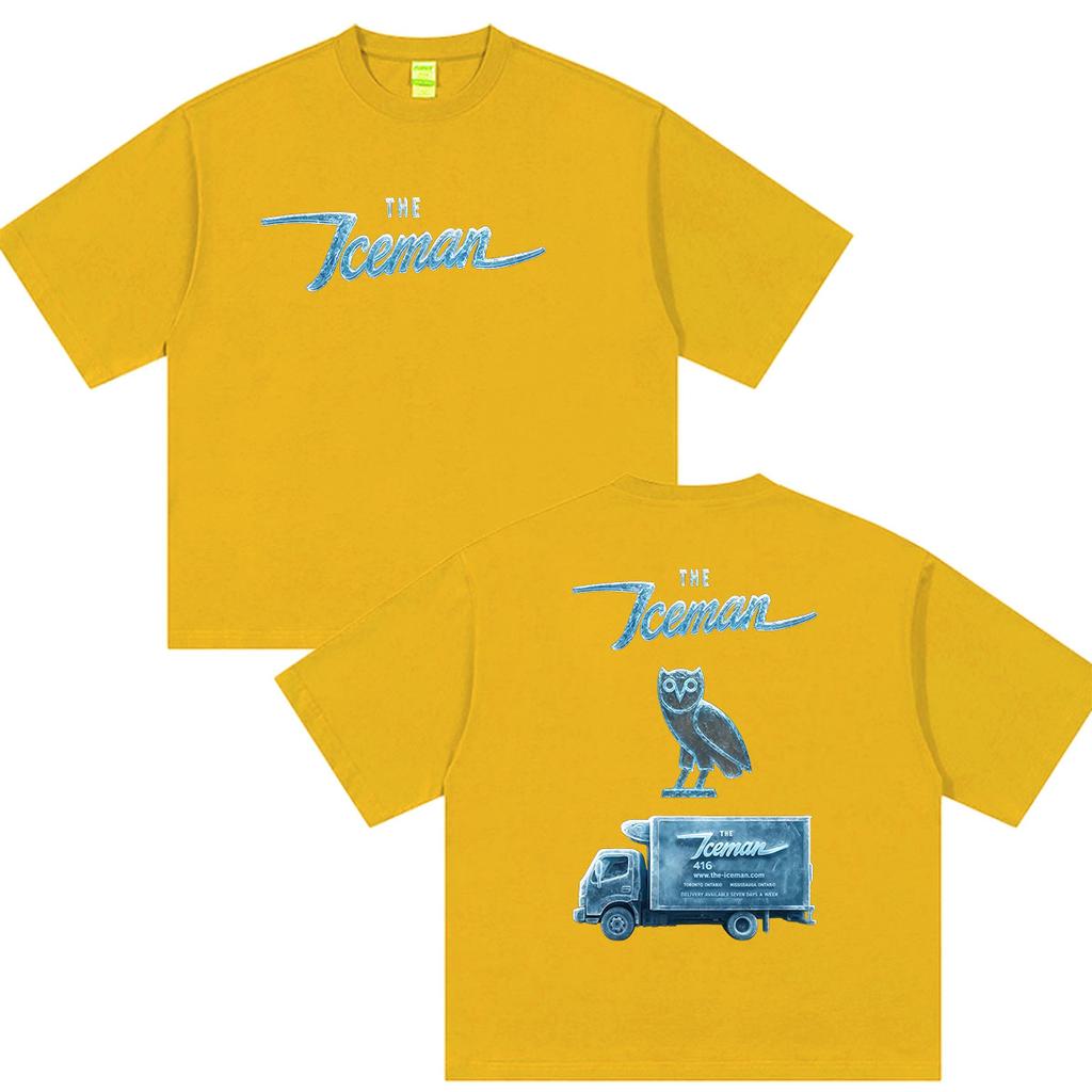 Drake Iceman Album Merch Magliette Uomo Donna Moda Harajuku Abbigliamento Y2K T-shirt Vintage Cotone Oversize Maglietta