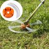 Nylon Steel Line Aluminum Zinc Zinc Alloy Head Wire Rope Through Hole Trimmer Replacement Head  Yard Care