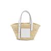 Bolso Cesta Pequeño Natural/Blanco Bolsos de Mujer Multicolor A223S93X04-2163