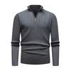 Men's Long-Sleeve Soft Touch Quarter-Zip Sweater