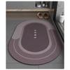 Bathroom Absorbent Floor Mat, Anti Slip Diatomaceous Mud Foot Mat, Quick Drying Toilet, Anti Fall Toilet Door Mat, Foot Mat