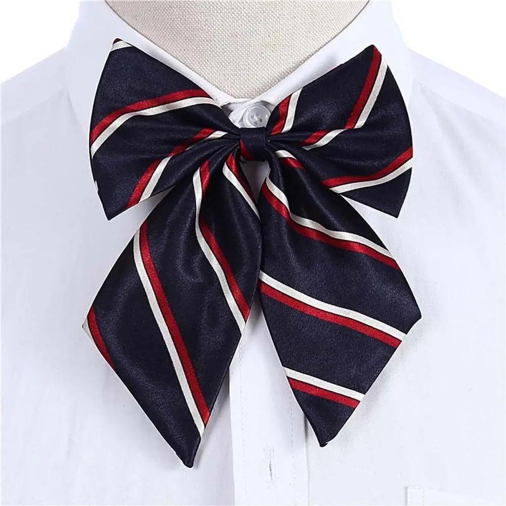 Stripe Airline Stewardess Necktie Korean Style Nurse Neck Wear School Students Neckties Bank Teller Neck Tie Sailor Suit Bowtie