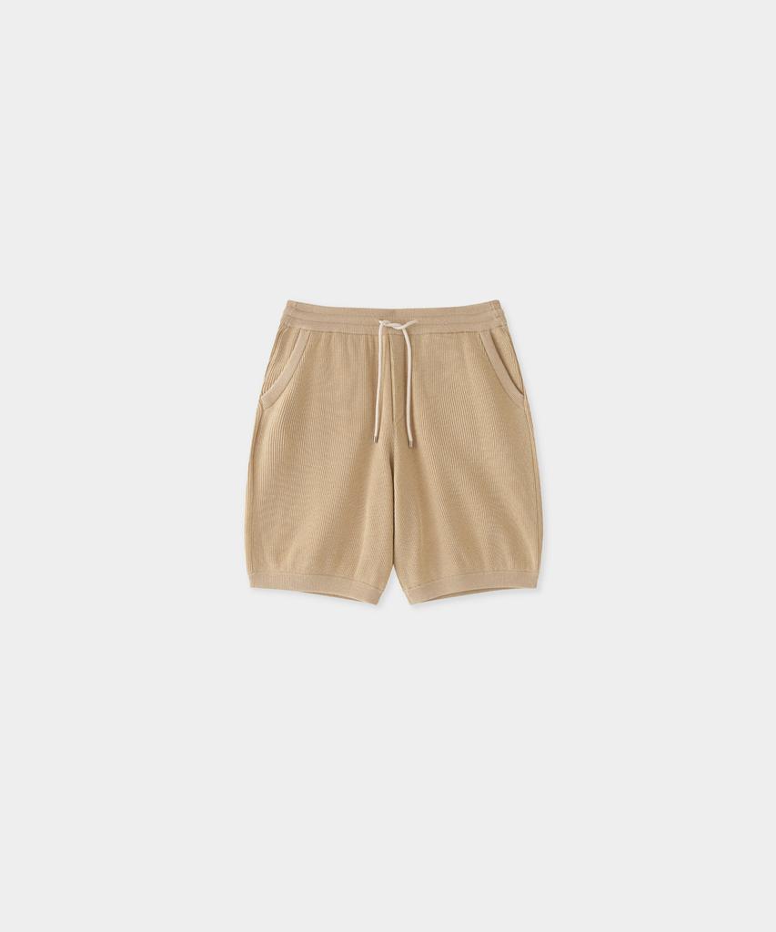 Jeilium Agio Light Knit Shorts Oatmeal
