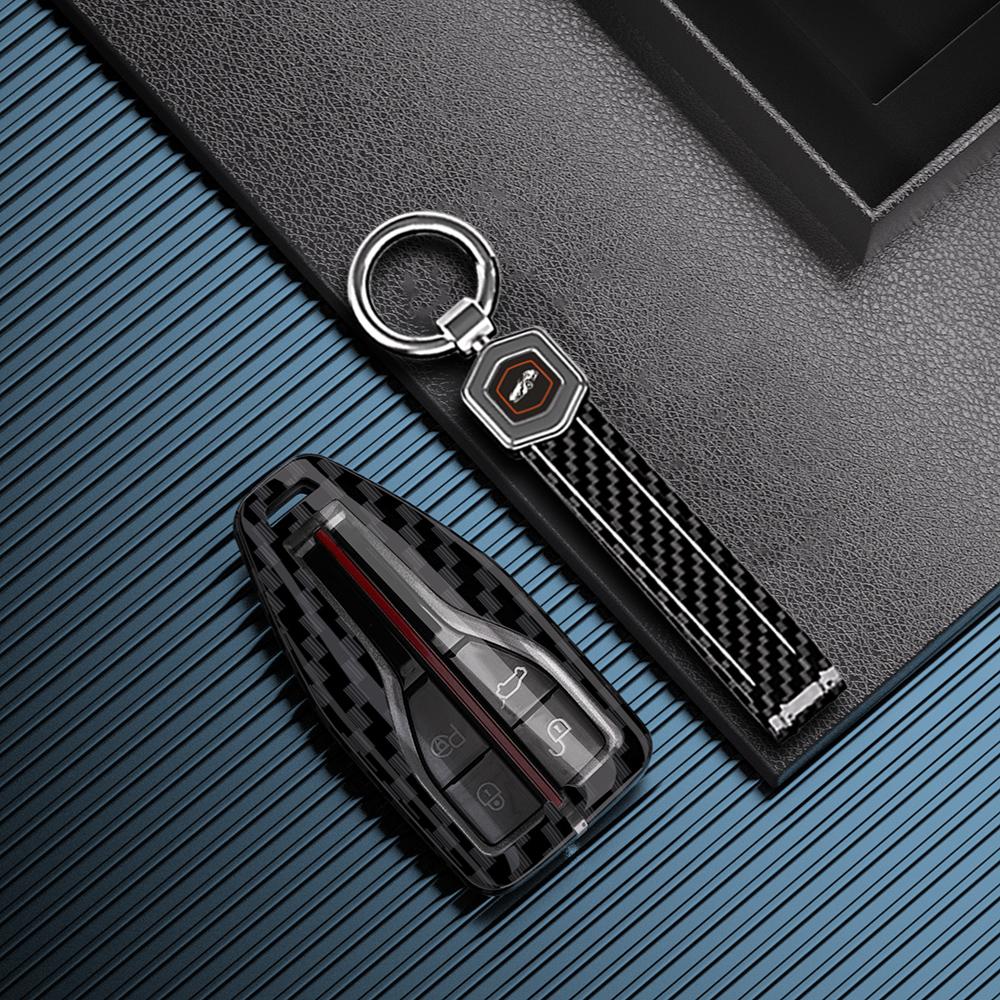 Zinc Alloy Car Key Case Cover Shell Fob For Red Flag Hongqi H5 Faw Red Flag H6 H9 H7 H5 H9 Hs7 Hs9 Hs5 Accessories