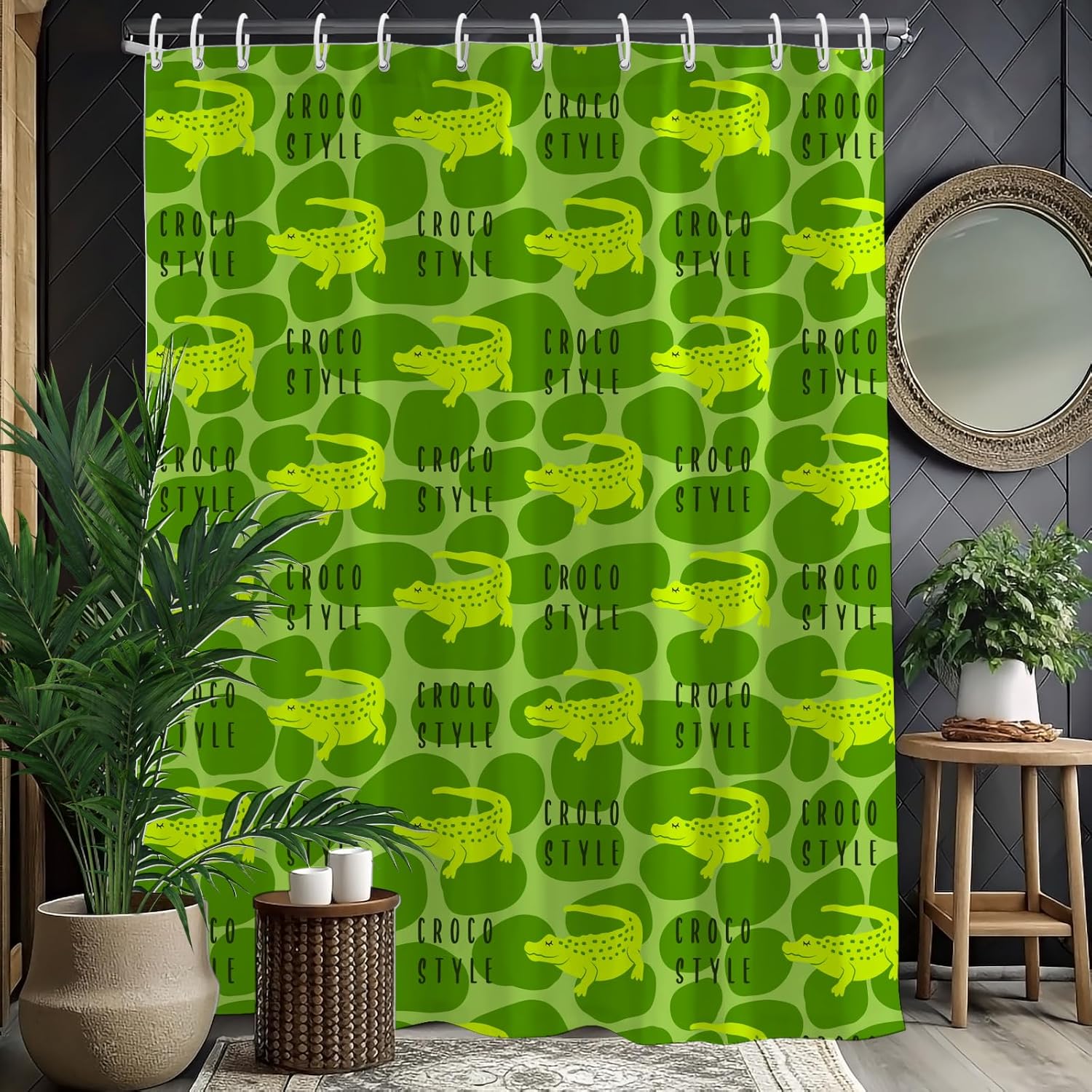 Vintage Blue Samurai Frog Shower Curtains,Folklore Japanese Shower Curtain for Bathroom,Funny Ninja Frog Japanese Art Bathroom 90x180CM