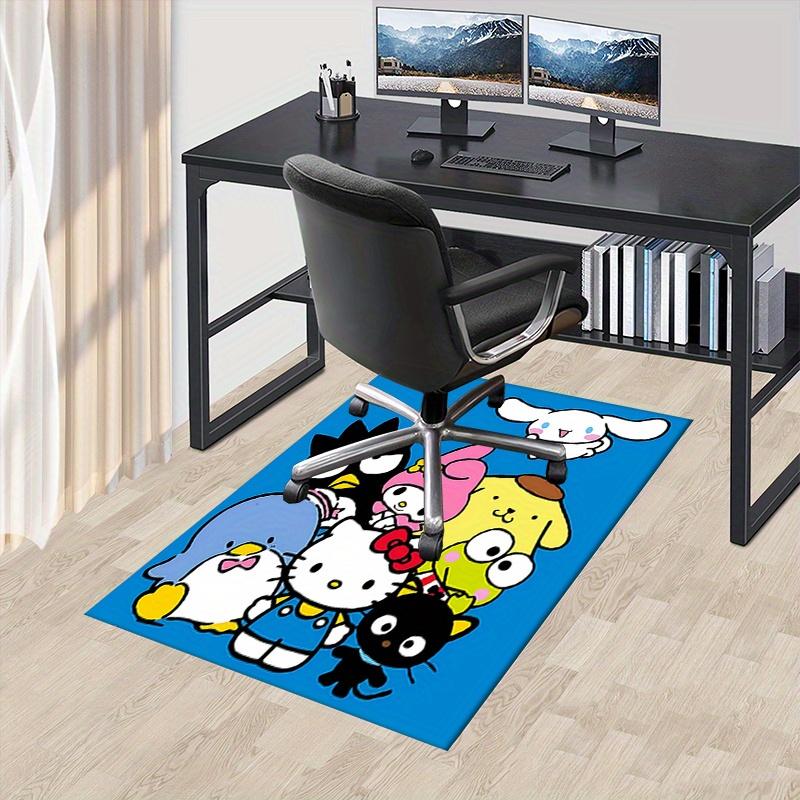 

Office Rug Hello Kitty, Sanrio Characters Anti-Slip Rug, Machine Washable for Living Room, Bedroom, Office, Multiple Sizes, Bedroom Mat, Decorative Ma 60cm by 90cm