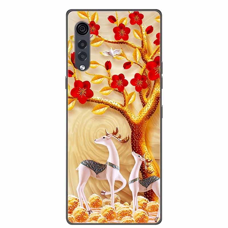 For LG Velvet Case 2Pro Fashion Soft TPU Silicone Cartoon Cat Phone Cover For LG Velvet 5G Back Cases Funda Bumper Protect Coque